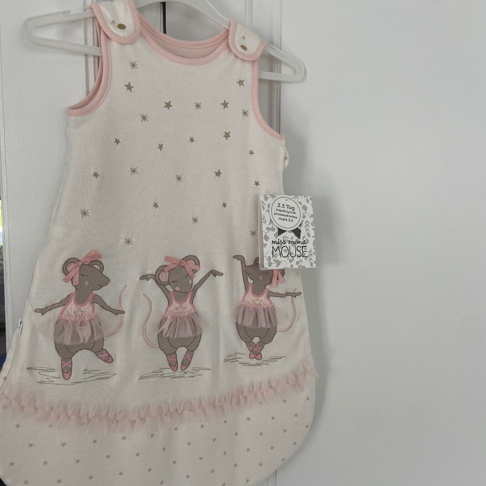 Miss Mona Mouse Sleep Sack 6-18 months, 2.5 Tog